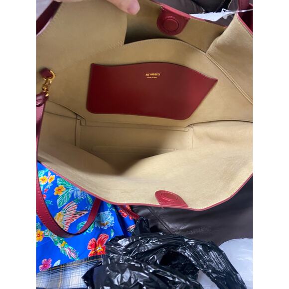 NEW REE PROJECTS ANN TOTE MEDIUM - SOFT CALF in RED $835 b89 - Picture 9 of 11